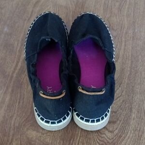 Women's Sperry Canvas Flats.  Size 9